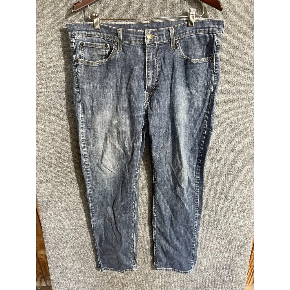 Levis 541 Athletic Fit Jeans Mens 36x32 Blue Tapered Stretch Denim Fits 39x32